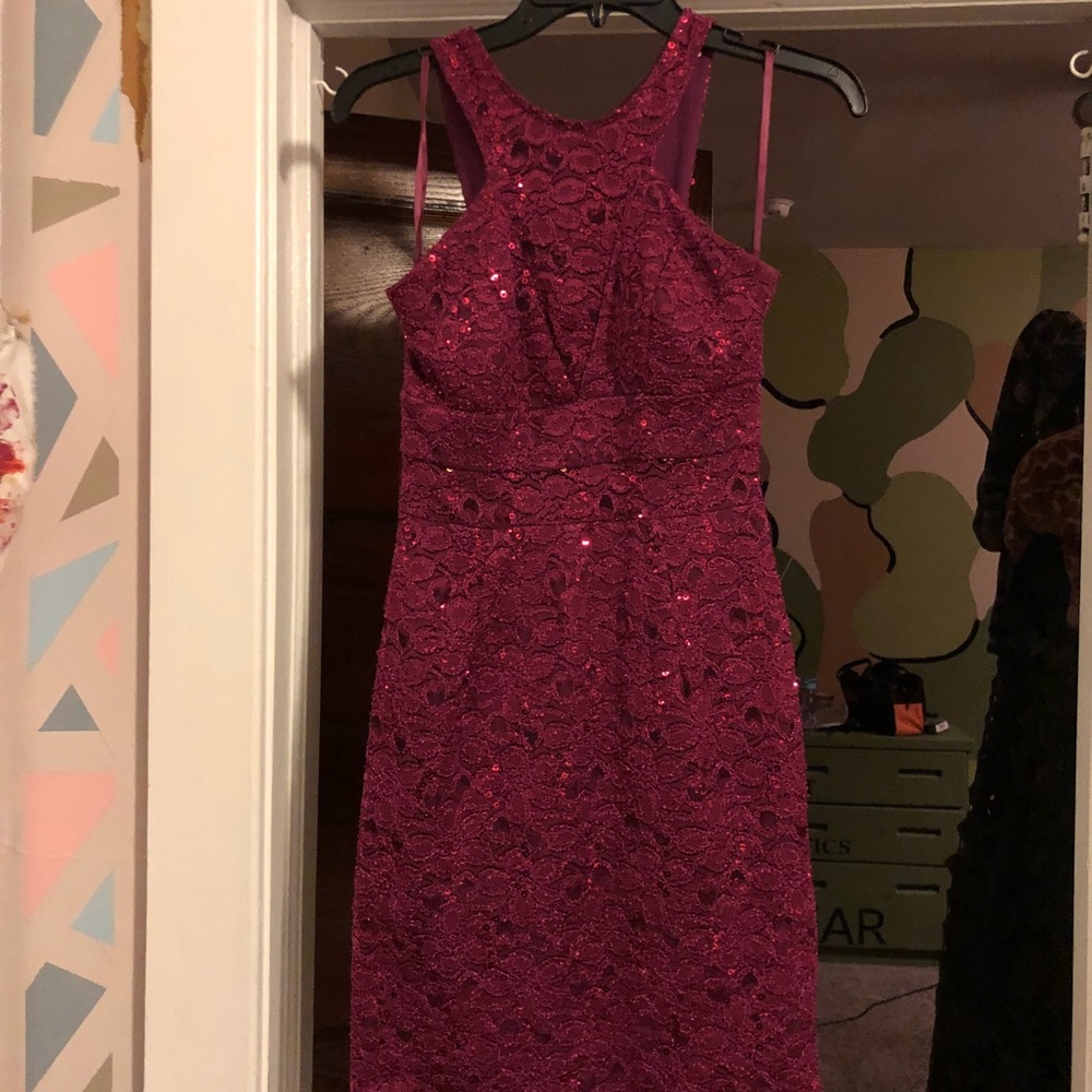 Maroon dress